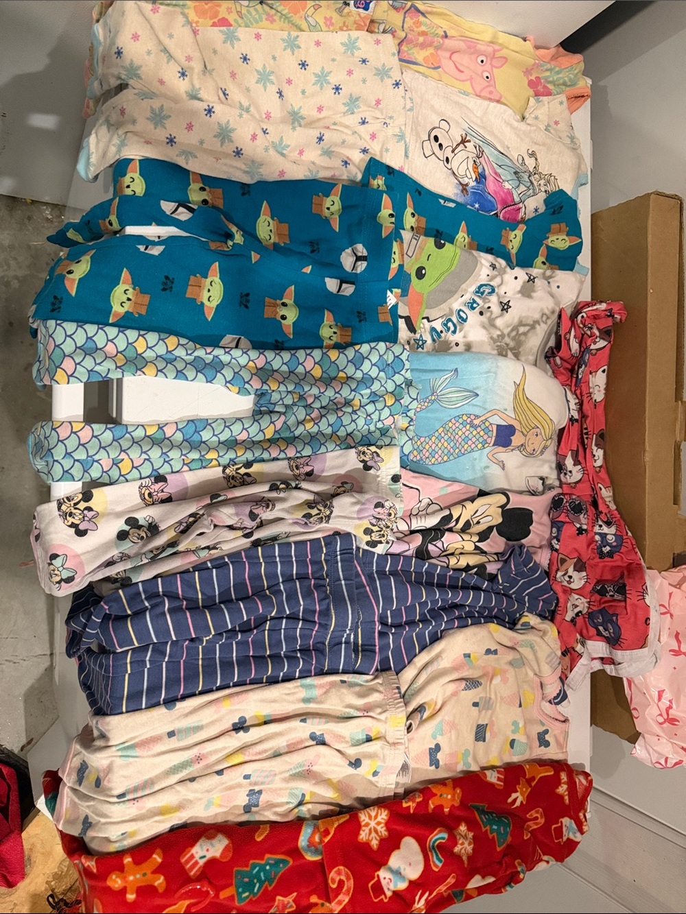 Kids Blue Baby Yoda Pajama Set - Unbranded